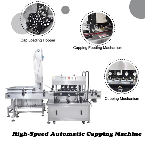 High-Speed Automatic Bottle Capping Machine | 60-120 BPM Universal Capper