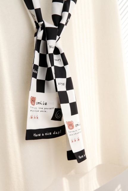 Twill silk  maxi-twilly slim scarf TWIF-20382