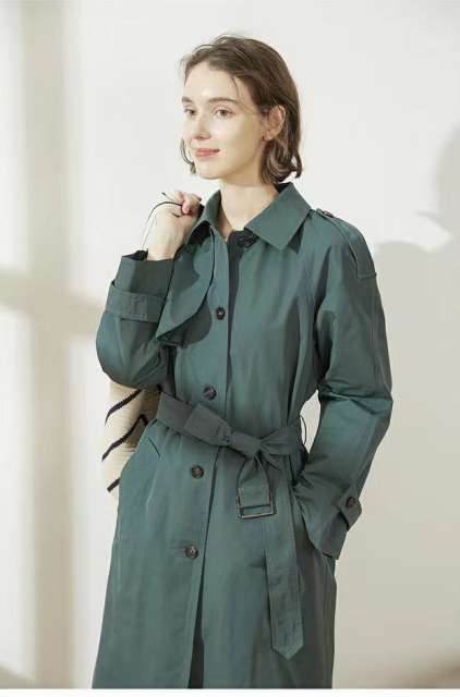 Single Breasted Trench Coat