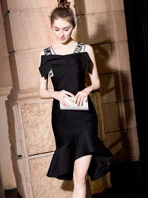 Dinner Party Dress Izend Sport Style Slip sporty Dress fashion dress