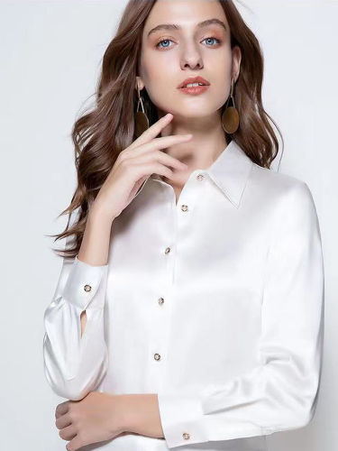 White Silk Shirt