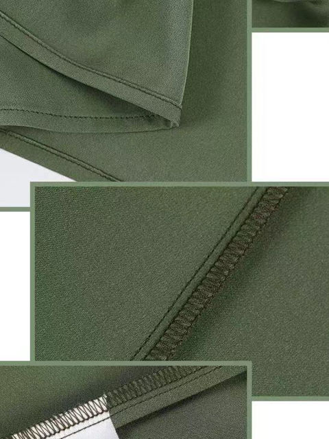 Pine Green Fold Strap Top