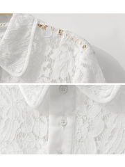 Lace Shirt Dress