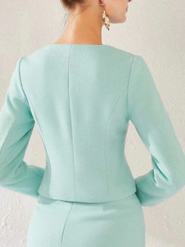 Tiffany Blue Evening Suit Top