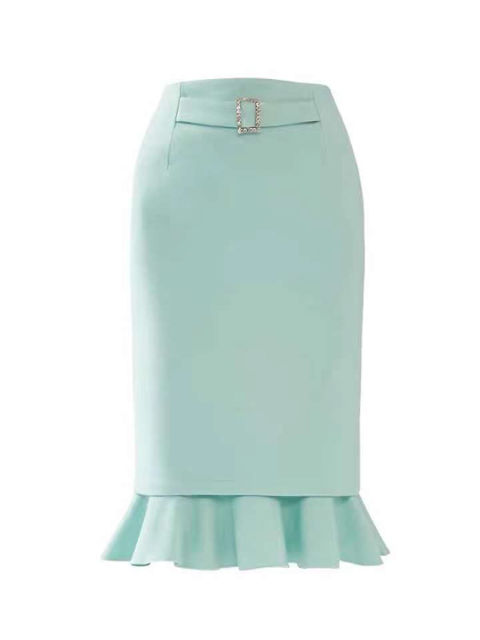 Tiffany Blue Evening Suit Skirt