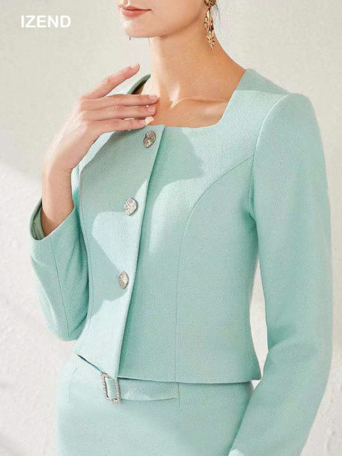 Tiffany Blue Evening Suit Top