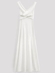 Formal Midi Prom Dress in White