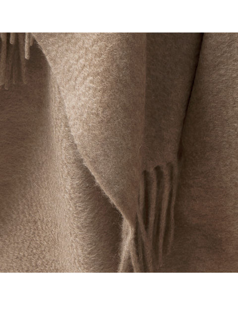 Undyed Natural Pure Wool Autumn Shawl
