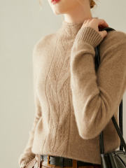 Turtle Neck Thickened Loose Sweater