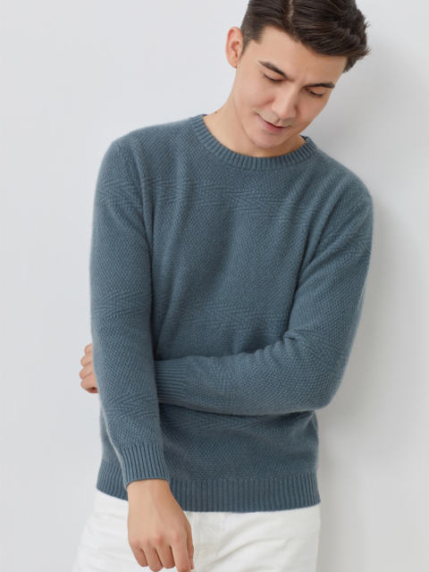 Men's Pullover Round Neck Sweater