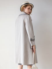 Double Breasted Midi Wool Coat