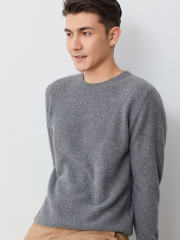 Men's Pullover Round Neck Sweater
