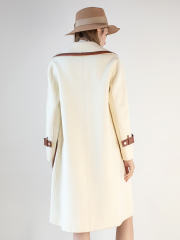 Double Breasted Midi Wool Coat