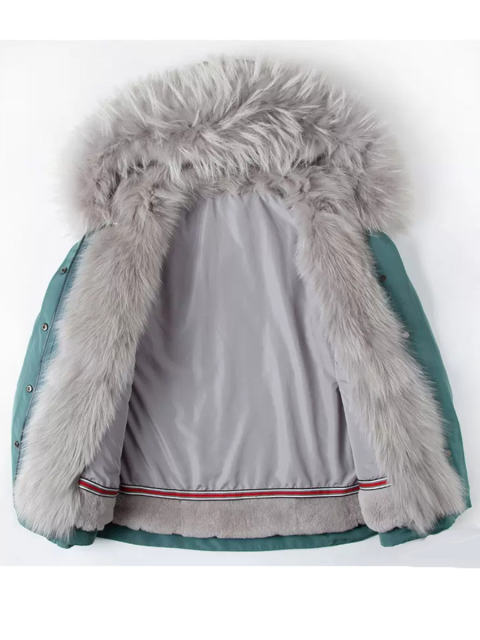 Women Hooded Parka Coat