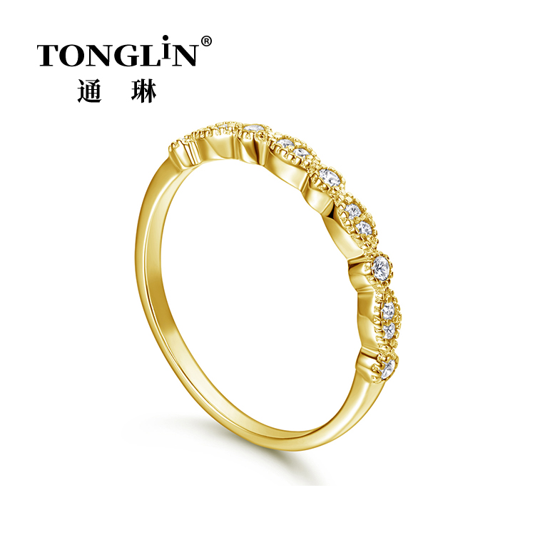 Hot Sale Lace Micro-inlaid Zircon Silver Ring For Women