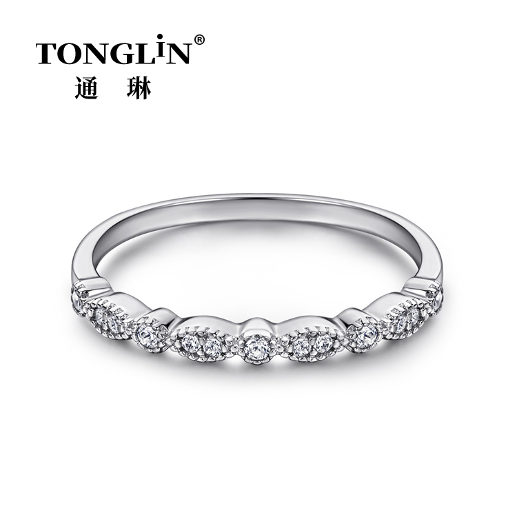 Hot Sale Lace Micro-inlaid Zircon Silver Ring For Women