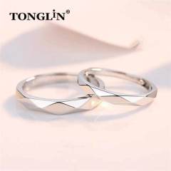 Factory Direct Sale 925 sterling silver rings wholesale Couple Rings Silver