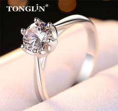 Fashion Silver Ring Manufacturer Women Silver 925 Engagement Rings