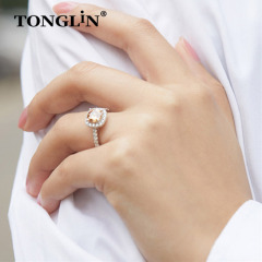 Fashion Main Stone sterling silver ring cubic zirconia silver rings for women