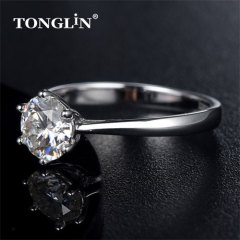 Fashion Silver Ring Manufacturer Women Silver 925 Engagement Rings