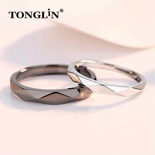Factory Direct Sale 925 sterling silver rings wholesale Couple Rings Silver