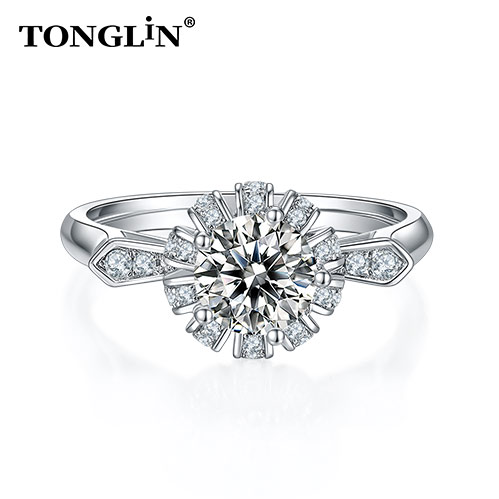 Buy Silver American Diamond Rings for Female