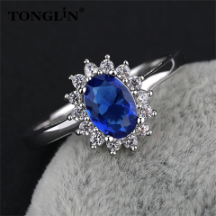 Custom 925 Sterling Silver Rings Wholesale Women Rings by Tonglin silver ring supplier