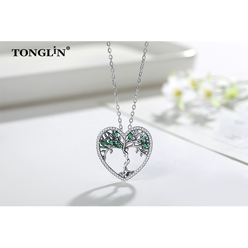 Wholesale 925 Sterling silver jewelry women tree of life custom jewelry pendant necklace