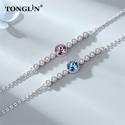 Fashion antique hot diamonds bracelet wholesale custom made silver bracelets for women