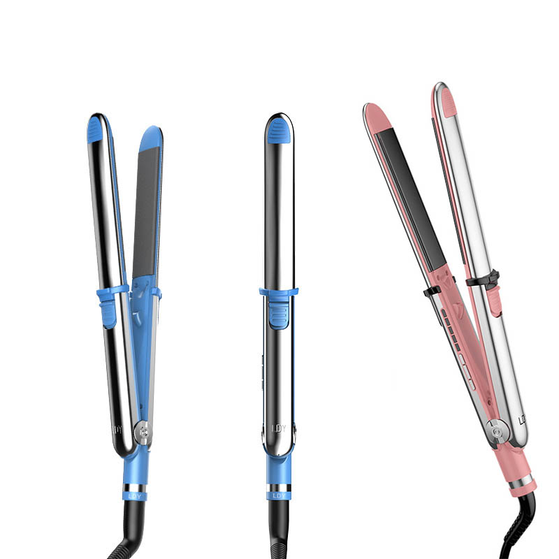 Stainless steel splint multifunction hair straightener plate with lock