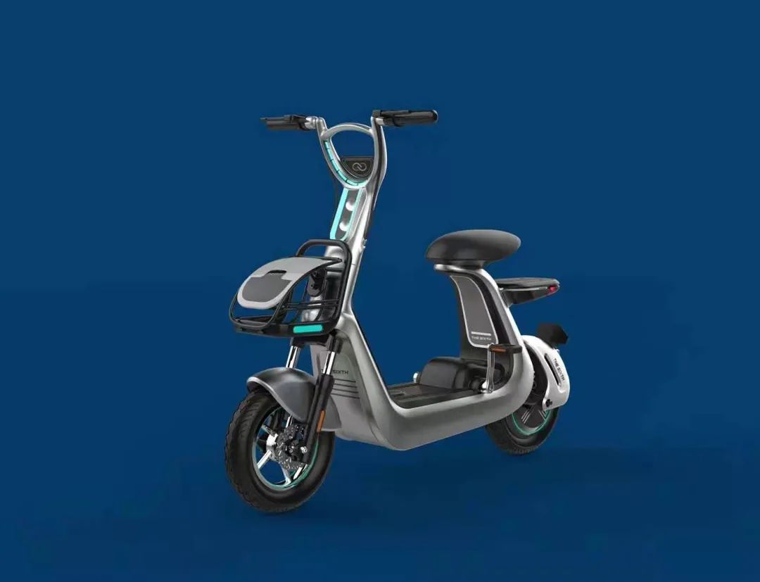 Электрический скутер нового дизайна, пробег 200 км на одной зарядке