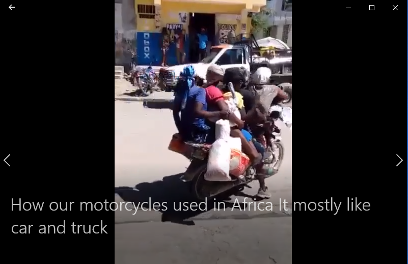 How is our 100cc motorcycle working in Africa?