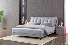 Bed and cabinet