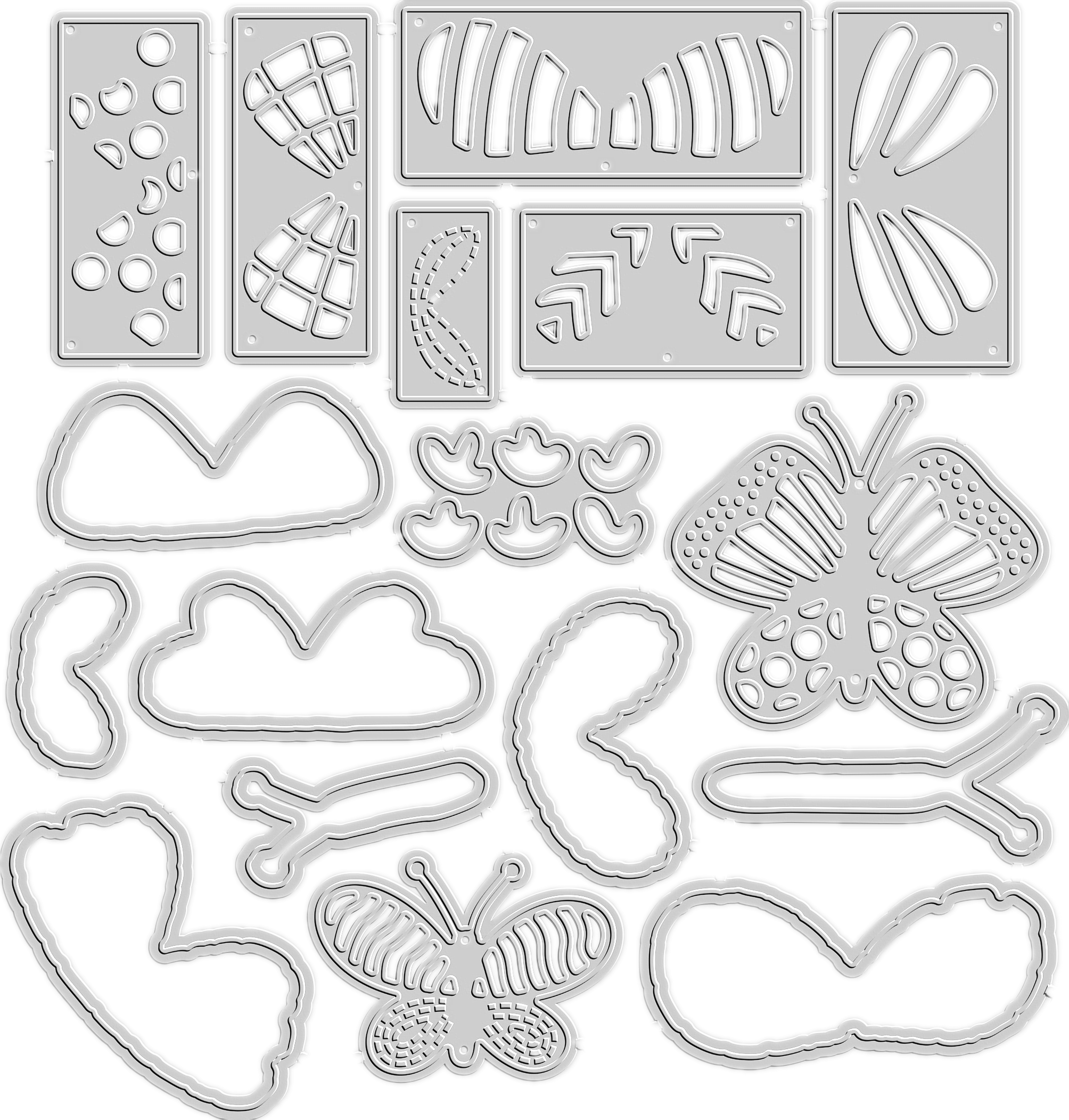 Stampin Up Cutting Dies for Card Making, Butterflies Frame Metal Stencils  for DIY Scrapbook Photo Album Embossing