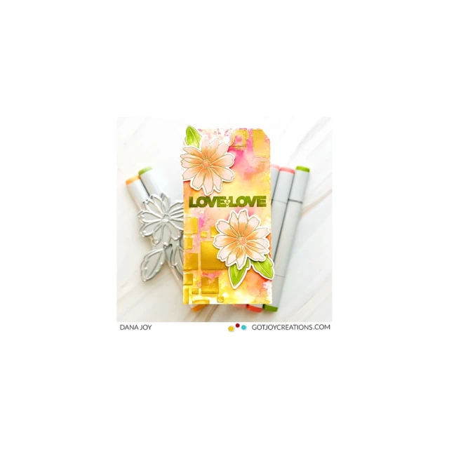 Simon Says Stamps Small Daisy Petals Hot Foil Plate and Metal Cutting Dies for Scrapbooking Paper Making Dies Embossing Frames Card Missing You Die Cut No Stamps