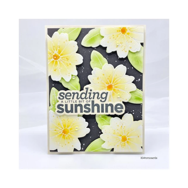 Simon Says Stamps Small Daisy Petals Hot Foil Plate and Metal Cutting Dies for Scrapbooking Paper Making Dies Embossing Frames Card Missing You Die Cut No Stamps
