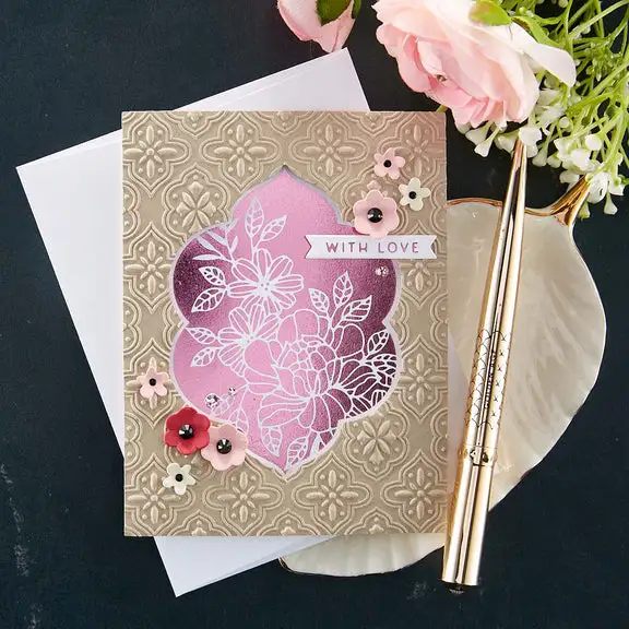 Spellbinders Cutting Dies for Card Making,  Metal Stencils for DIY Scrapbook Photo Album Embossing