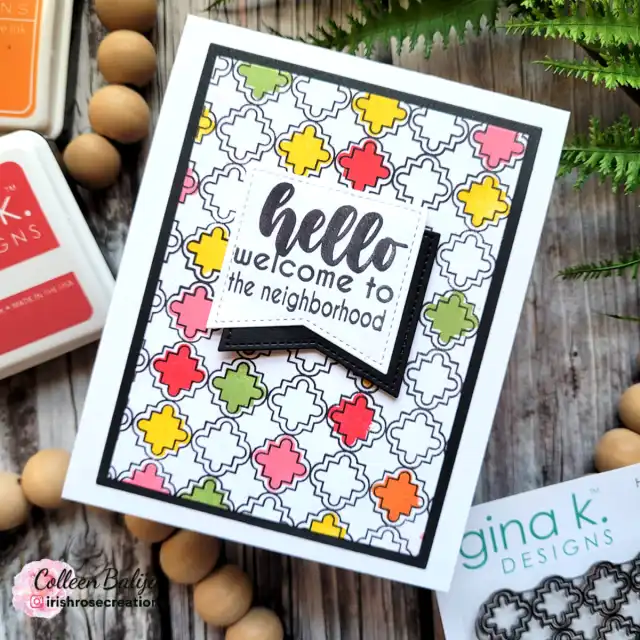 Gina K Hello Beautiful Stamps For Scrapbooking Paper Making Stencil Embossing Frame Missing You Card Craft