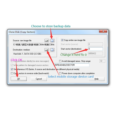 Aprint Konica Minolta C7000 series EMMC reset, SSD reset, clear page counters