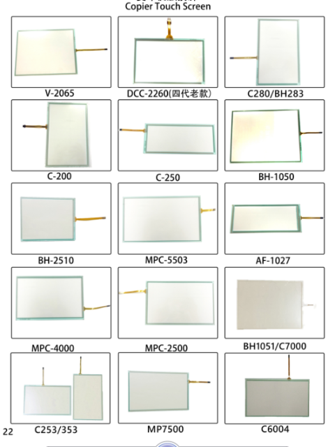 Aprint Konica Minolta Bizhub C550i C650i Touch Screen