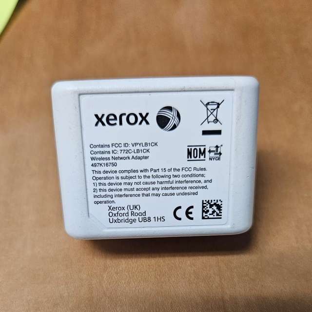 Aprint Xerox C405 Wireless Print Kit wifi adapter OEM Code 497K16750
