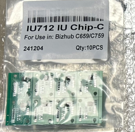 Aprint Konica Minolta Bizhub C659 C759 Drum chip OEM Code DR712 IU712