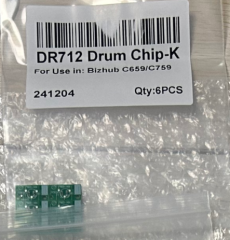 Aprint Konica Minolta Bizhub C659 C759 Drum chip OEM Code DR712 IU712