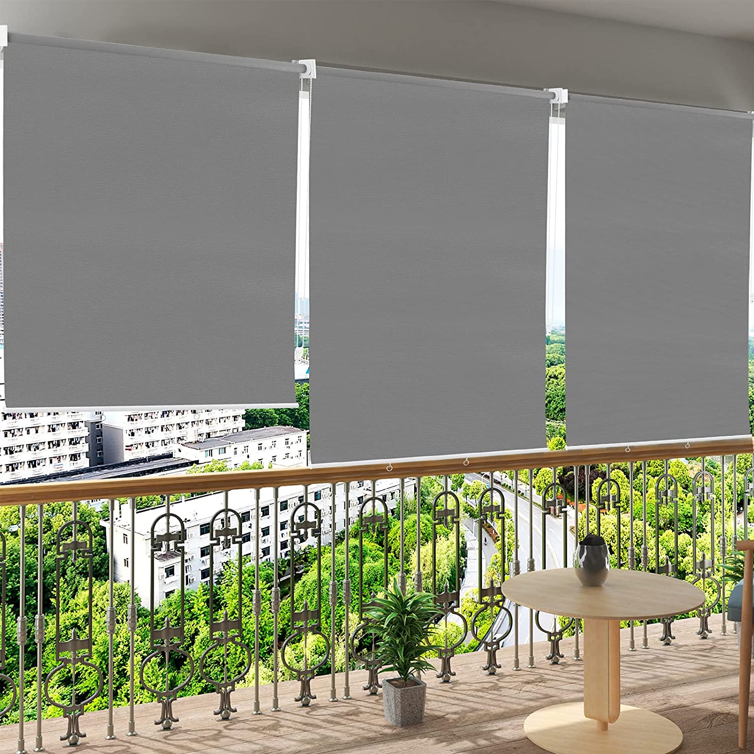 Outdoor Roller Blind Sun Protection Blind Vertical Awning Privacy