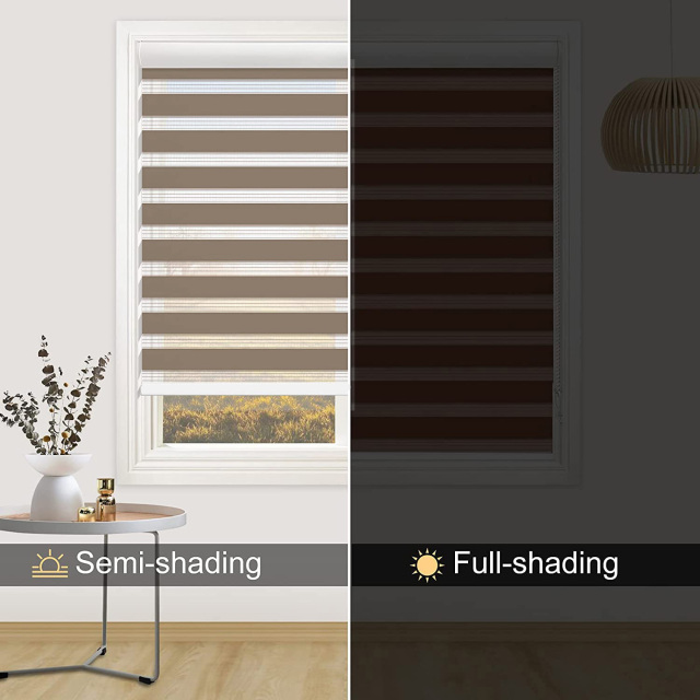 Glazed Rainbow Double Window Shades Blinds Brown Sheer Double Rainbow Colored Window Blinds Shades