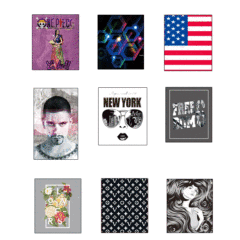 Design and customize 3D graphic change advertising shirt / cultural shirt printing PVC soft glue trademark, which can be sewn / pressed and printed