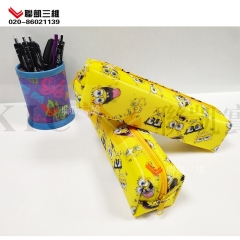 TPU student pen bag 3D stereographic printing cuboid pen bag box 3D grating pen box printing