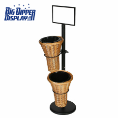 BDD-FL03 Floral Stand Flower Display Stand with 3 Plastic Vase