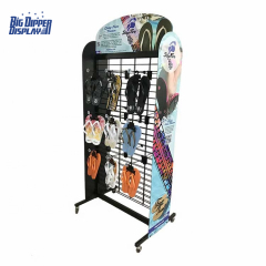 BDD-FF11 New Design Retail Fixture Beach Slippers Rack Display Stand