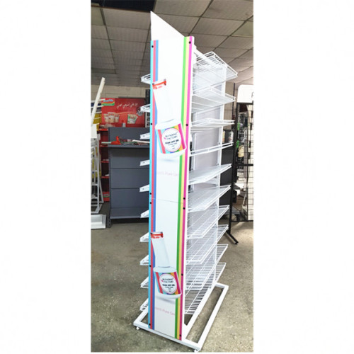 BDD-NA04 Nail Shop floor stand 10 tiers metal gel nail polish display rack